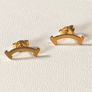 💎 Luxury Gold Stud Earrings